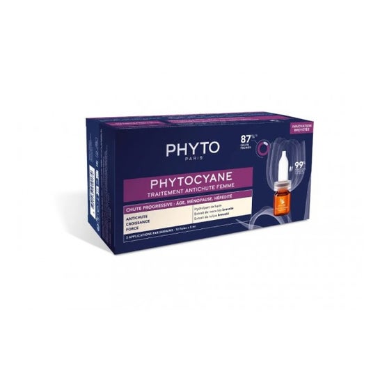Phytocyane Tratamiento Anticaída Progresiva Mujeres 12uds