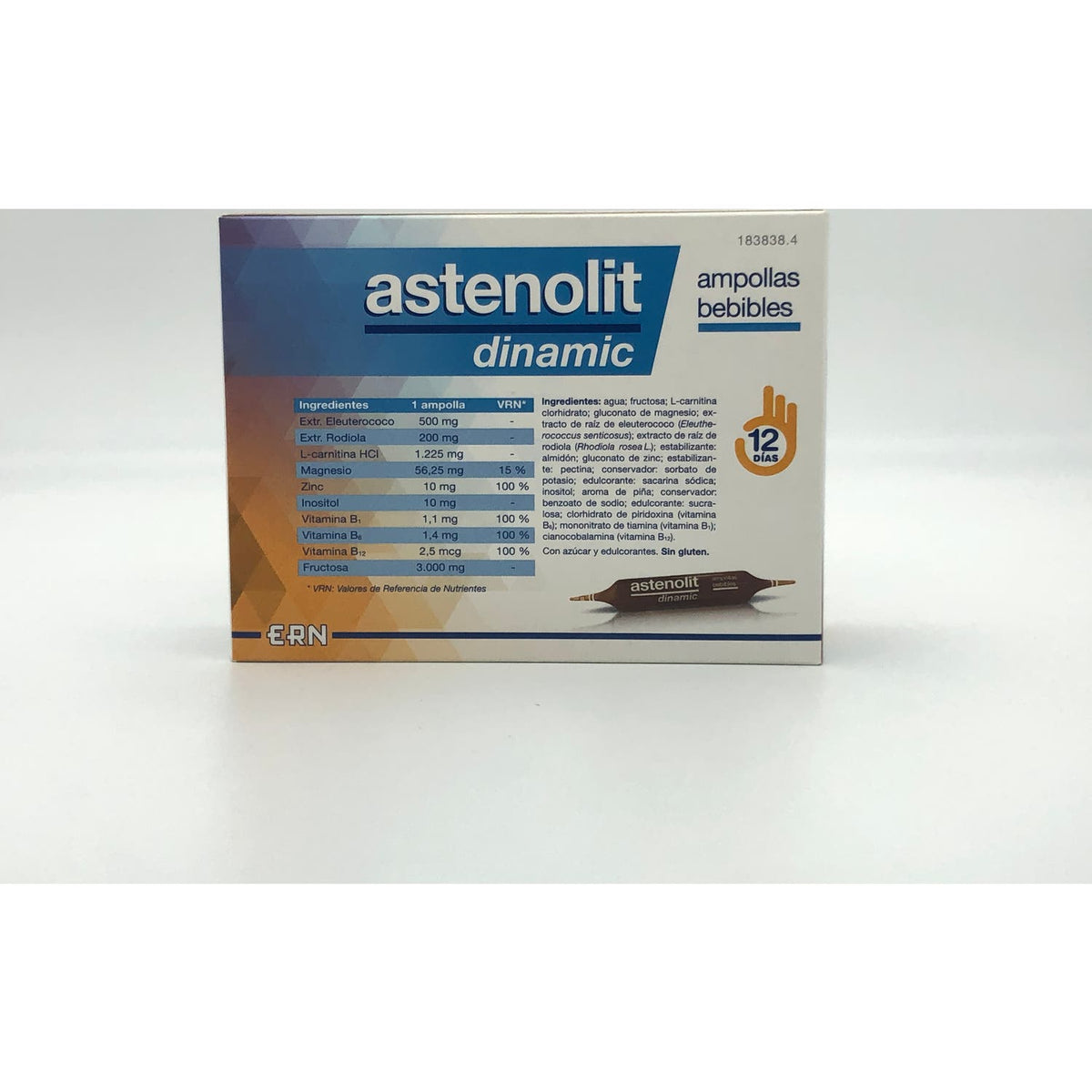 Astenolit Dinamic 12 ampollas