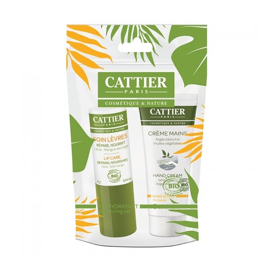 Cattier Winter Kit Crema Nutritiva de Manos 30ml + Cuidado Labial 4g