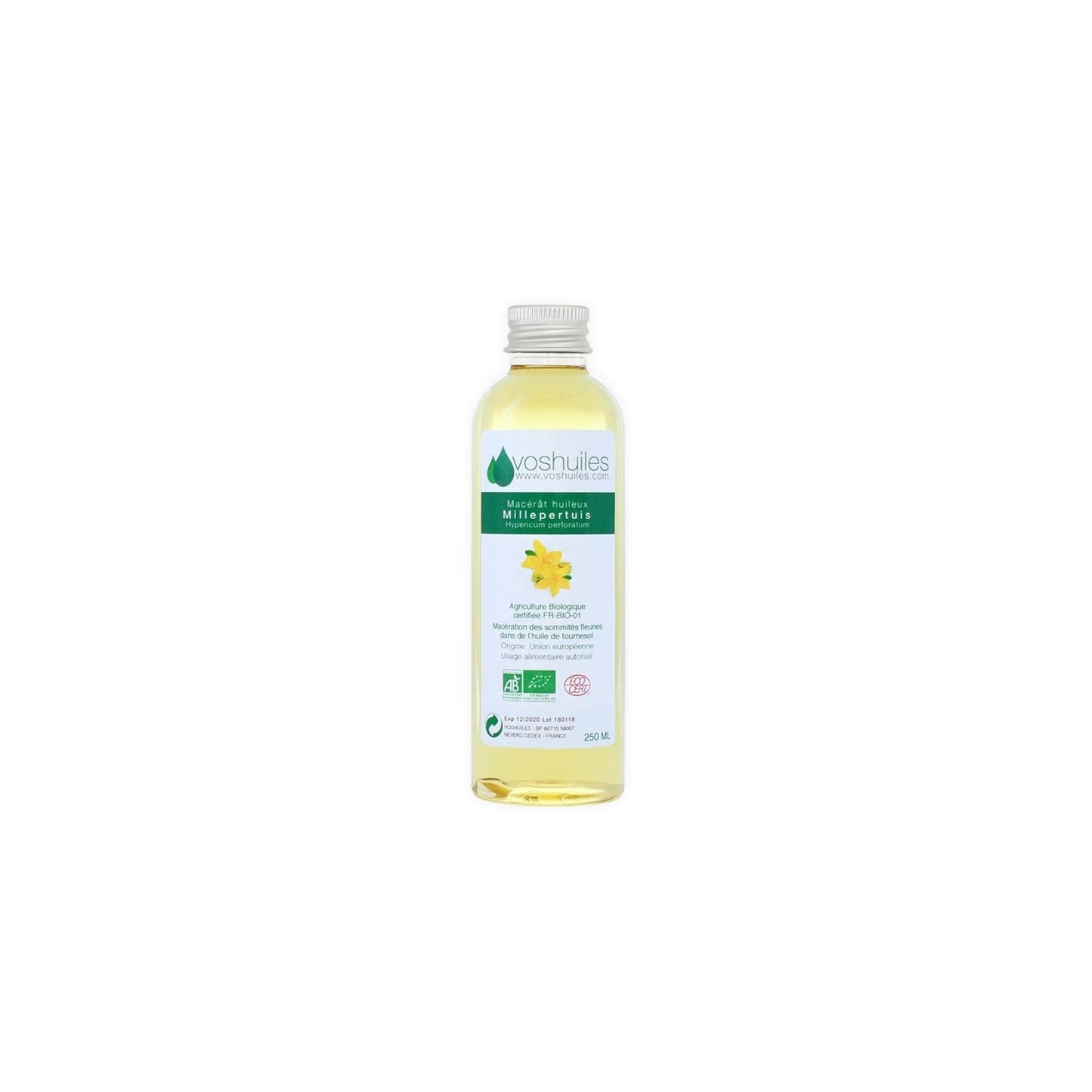 Voshuiles Macerado Aceitoso BIO de Hierba de San Juan 100ml