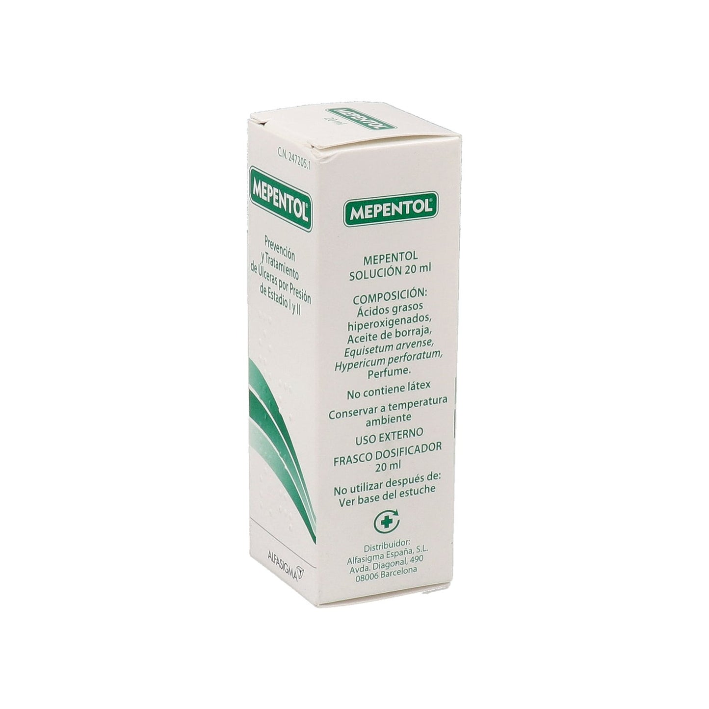 Mepentol Pulverizador para Úlceras 20 ml