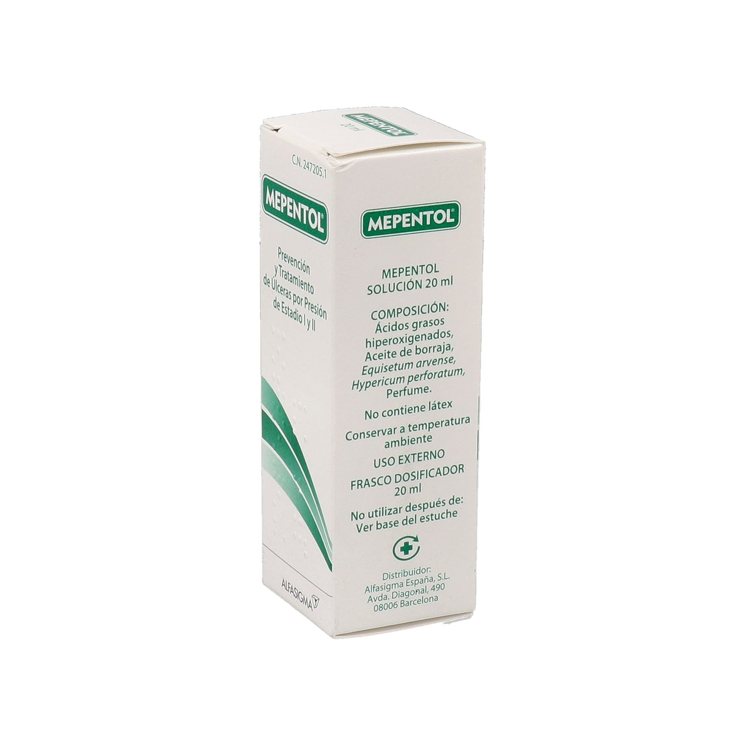 Mepentol Pulverizador para Úlceras 20 ml