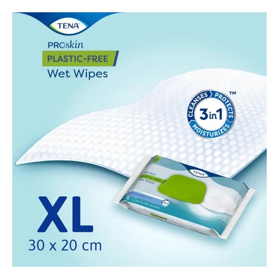 Tena Toallitas Higienic sin Plastico 48uds