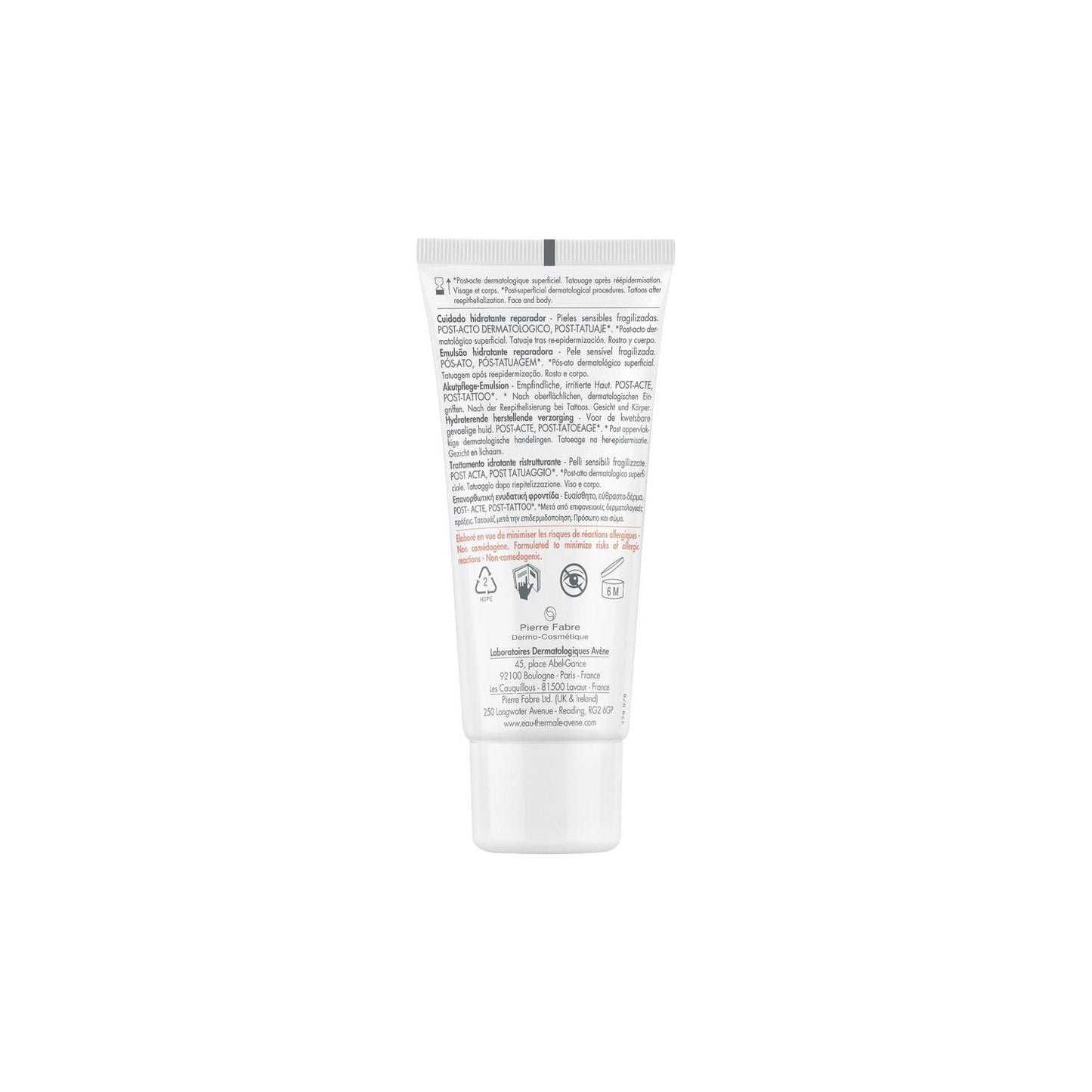 Avène Cicalfate+ Hidratante Reparadora Posquirúrgica y Postatuaje 40ml