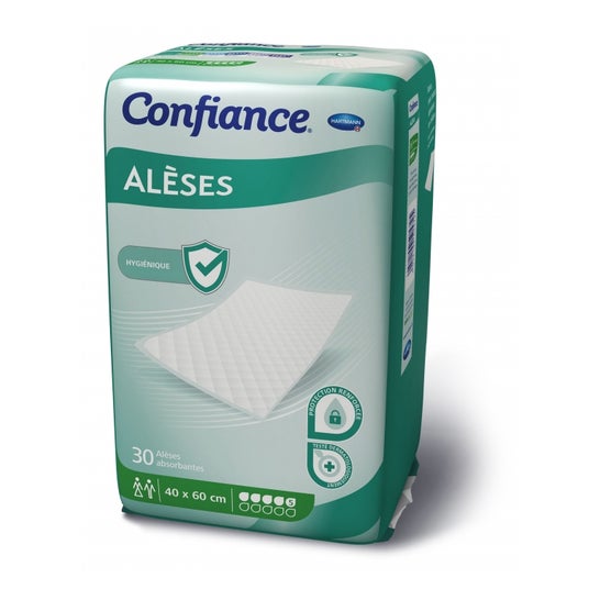 Confiance Alèses Absorbantes 5 gouttes 40 X60 cm 30 uds
