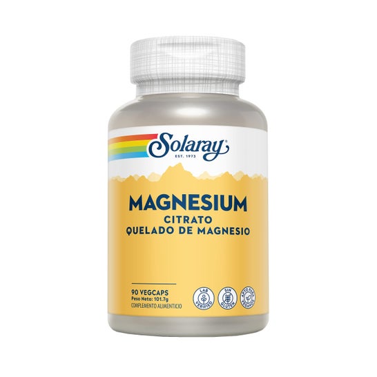 Solaray magnesium 90 caps vegetales