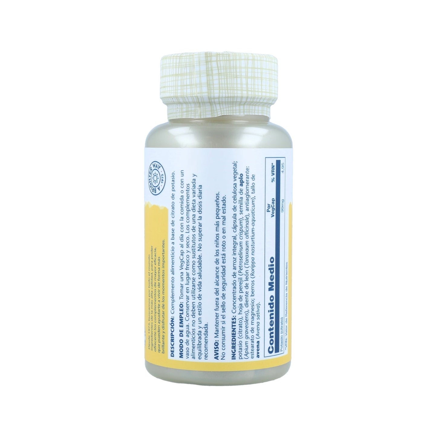 Solaray Citrato de Potasio 60caps