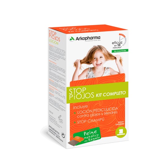 Arkopharma Stop Piojos Kit Loción + Champú + Lendrera