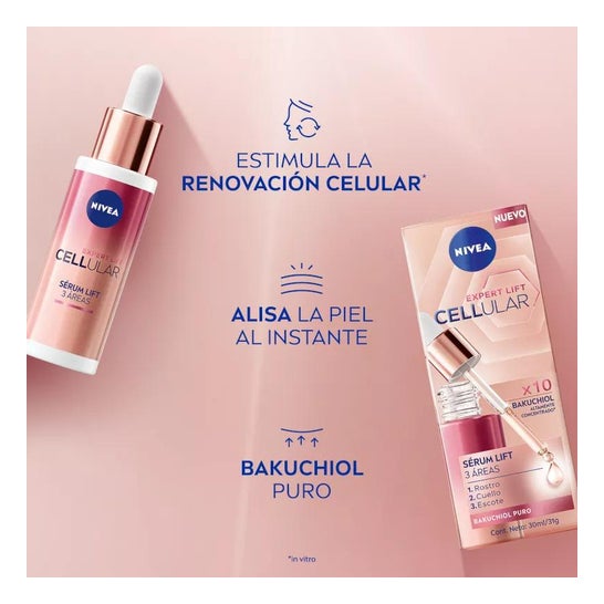 Nivea Cellular Expert Lift Sérum 3 Zonas com Bakuchiol 30ml
