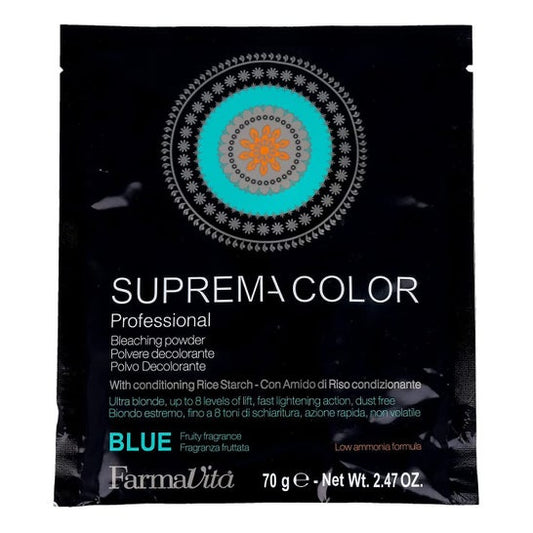 Farmavita Suprema Bleaching Powder Decolorante Azul 70 g