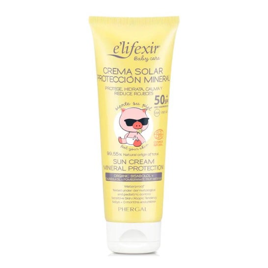 E'lifexir Baby Care Crema Solar Mineral SPF50+ Piel Sensible 100ml