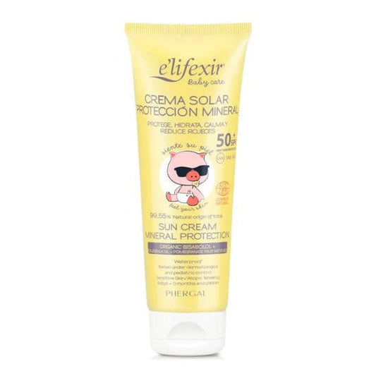 E'lifexir Baby Care Crema Solar Mineral SPF50+ Piel Sensible 100ml