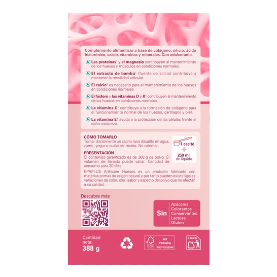 Epaplus Arthicare Huesos Colágeno Antiox Vainilla 388g