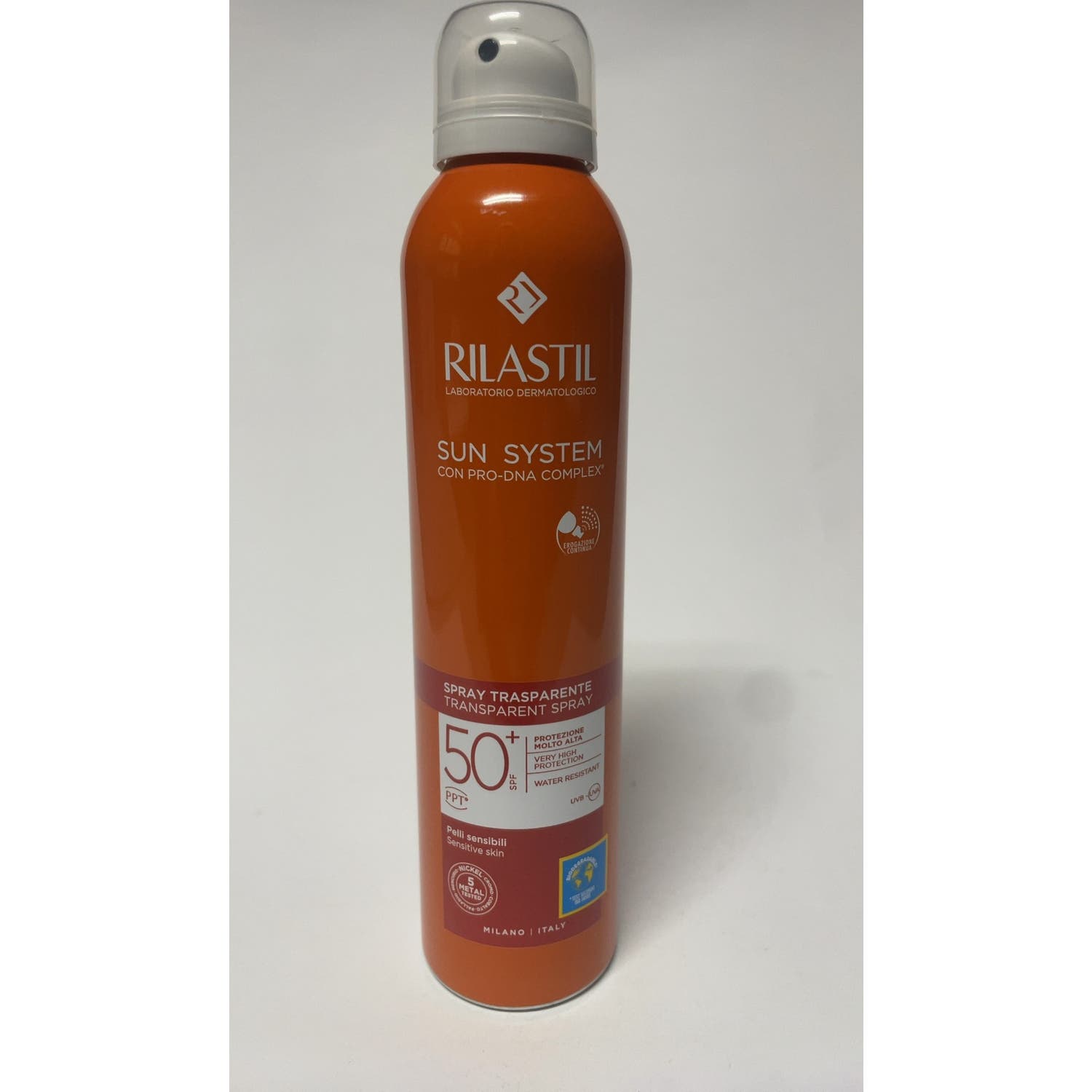 Rilastil Sun System Spray Solar Corporal Transparente SPF50+ 200ml