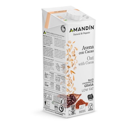 Amandín Bebida Avena con Cacao 1L