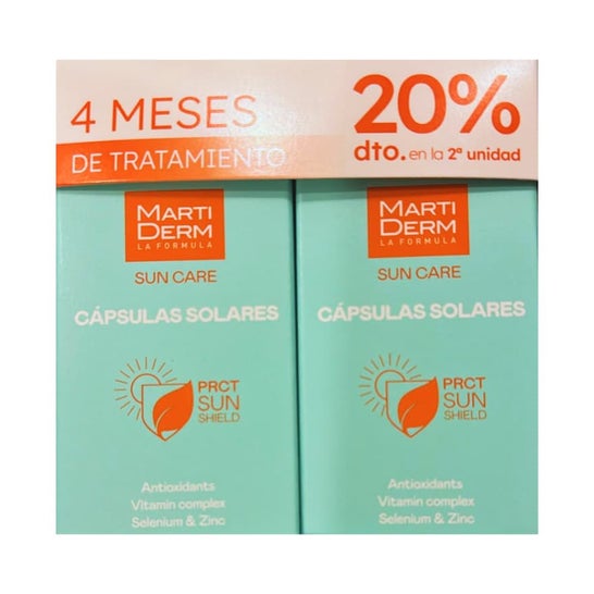Martiderm Sun Care Cápsulas Solares Pack 2x60caps
