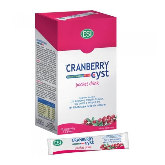 Cranberry Cyst sobres bebibles 16uds