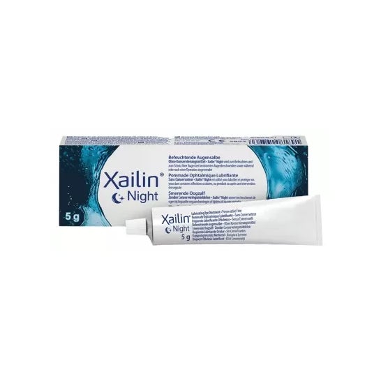 Xailin Night Pomada Oftálmica Lubricante 5g
