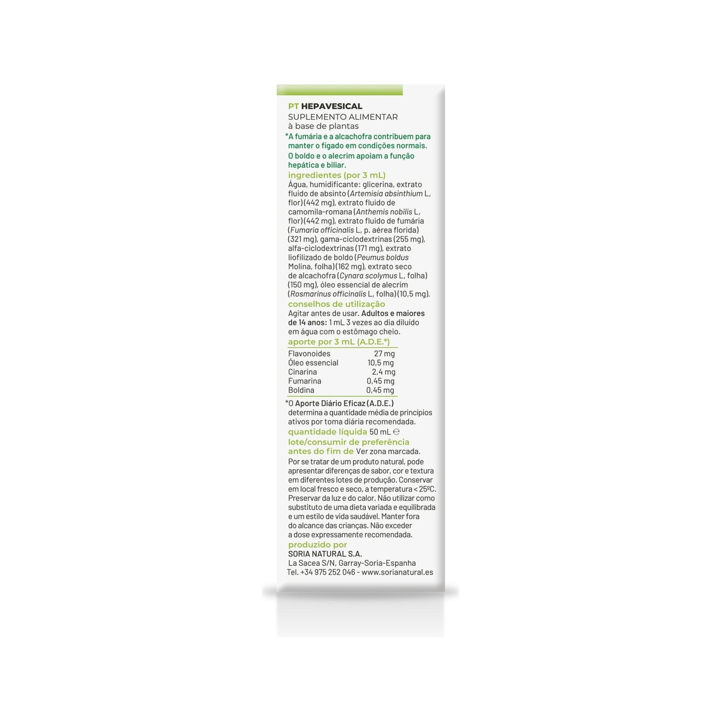 Soria Natural Composor 03 - Hepavesical 50ml