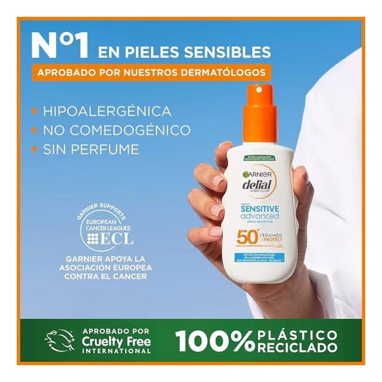 Garnier Sensitive Advanced Spray Protector SPF50+ 150ml