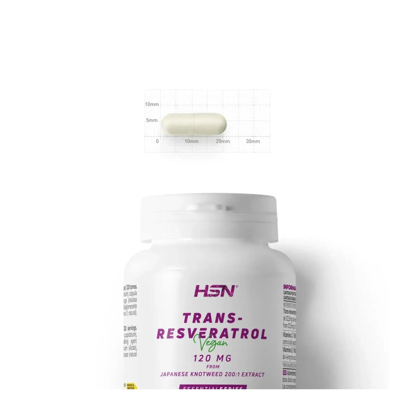 HSN Resveratrol 120mg 120vcaps