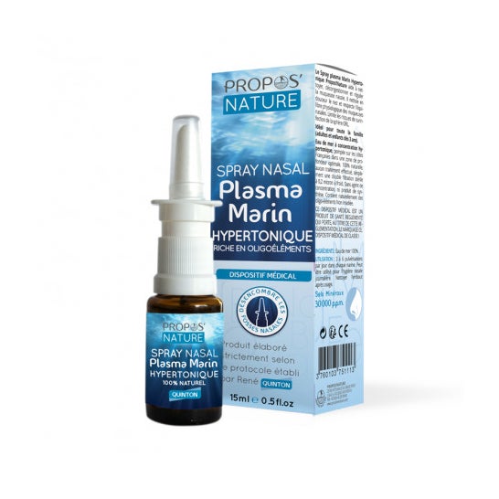 Propos Nature Spray Nasal Plasma Marino Hipertónico Bio 15ml