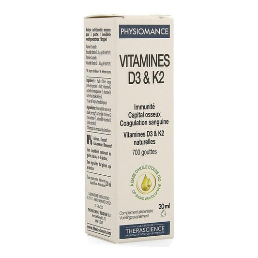 Therascience Physiomance Vitamina D3 y K2 20ml