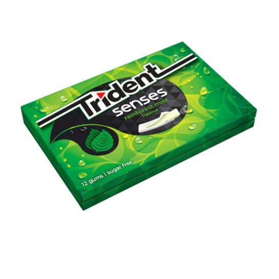 Trident Senses Rainforest Mint 12 uds