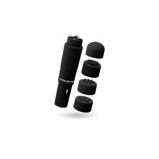 Glossy Pocket Kurt Masajeador Negro 1ud