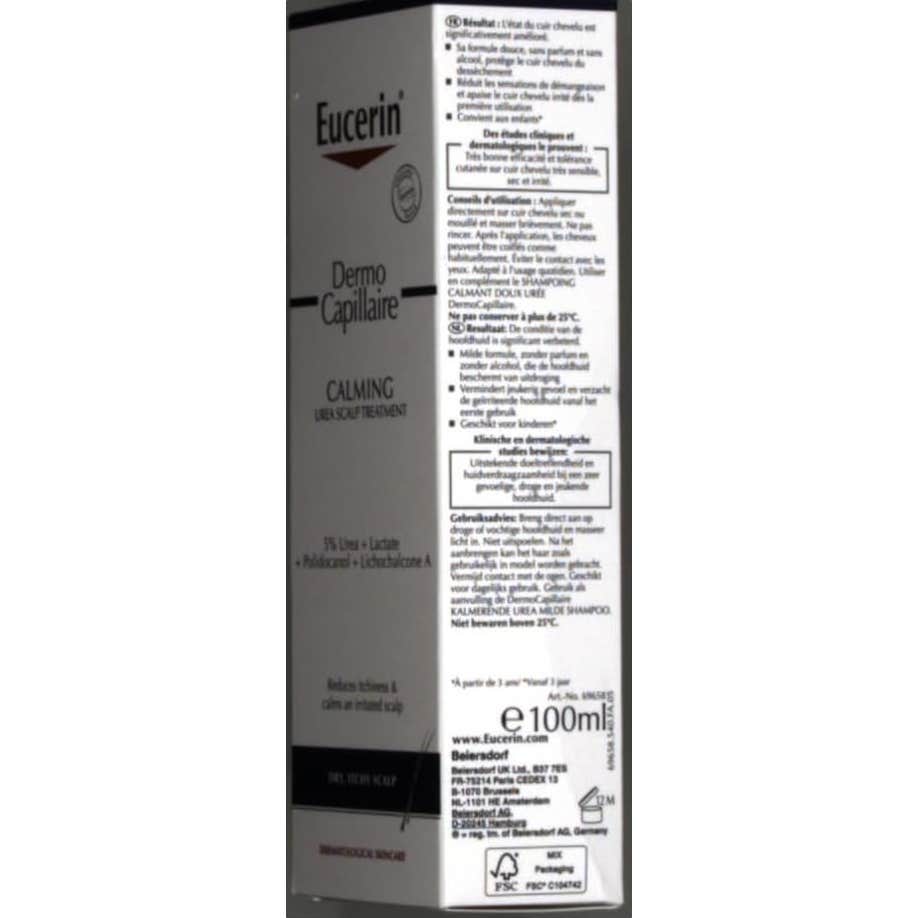 Eucerin Dermo Hair Care Treatment Ure Calming 100 ml