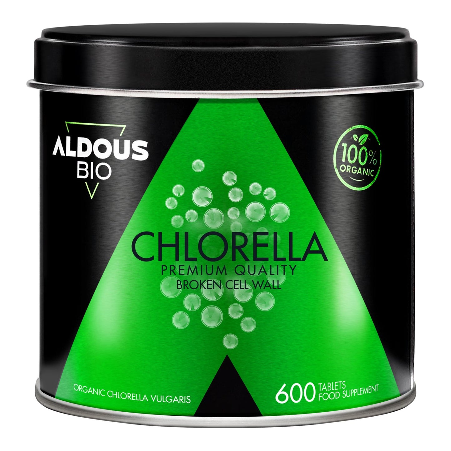 Aldous Bio Chlorella Ecológica y Orgánica Calidad Premium 600comp