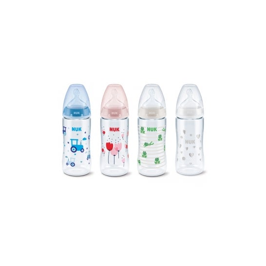 Nuk Biberón Fc+ Control De Temperatura PA 0-6 M Silicona 300ml