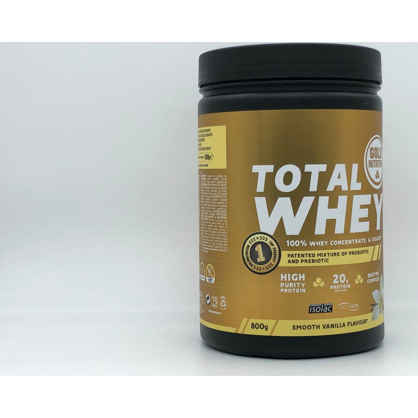 Gold Nutrition Total Whey Vainilla 800gr