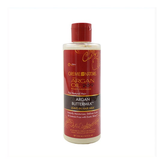 Creme Of Nature Suero Leche Capilar Argán Sin Amoníaco 236 ml