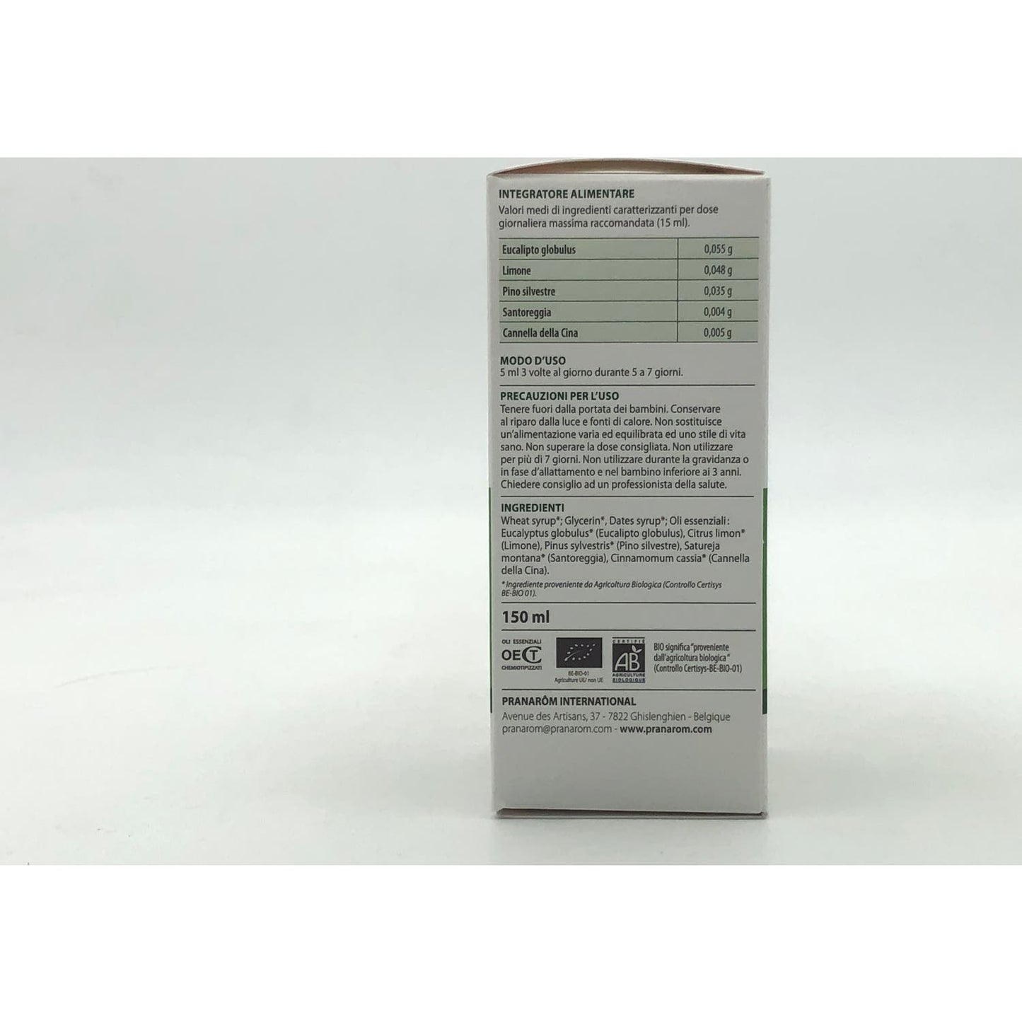 Pranarôm Aromaforce Jarabe Vías Respiratorias BIO 150ml