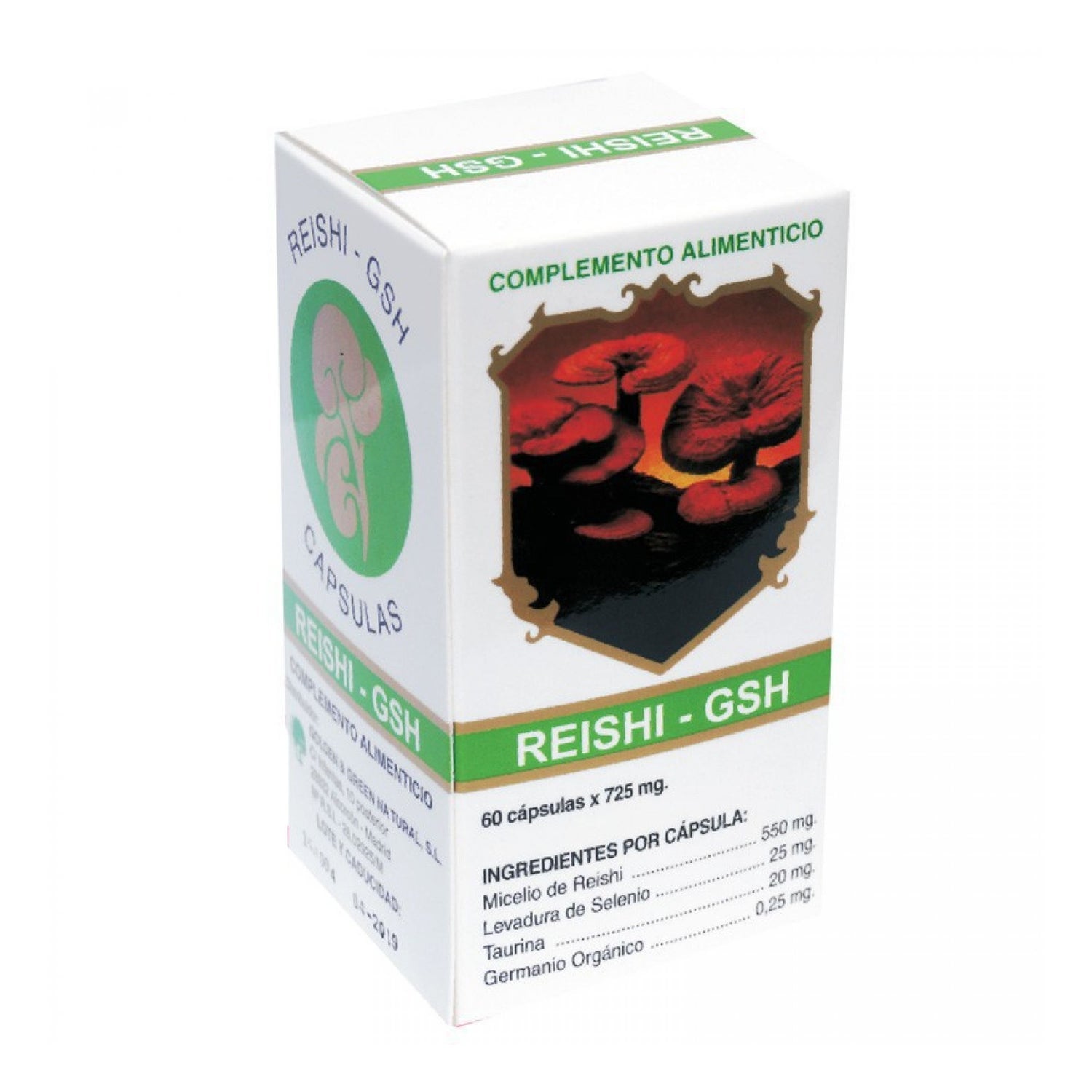 Golden & Green Reishi Gsh 120 caps
