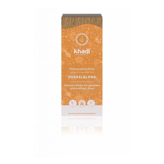 Khadi Tinte Rubio Oscuro Ceniza 100% Vegetal 100g