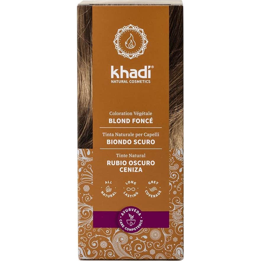 Khadi Tinte Rubio Oscuro Ceniza 100% Vegetal 100g