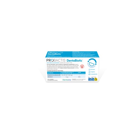 Probactis Dentabiotic Sabor Menta 30 Pastillas Para Chupar