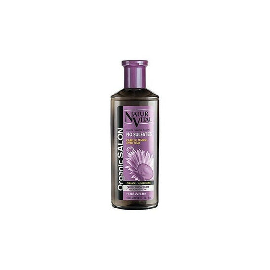 NaturVital Champú Orgánico de Salón Sin Sulfatos Protección Color Uv 300 ml