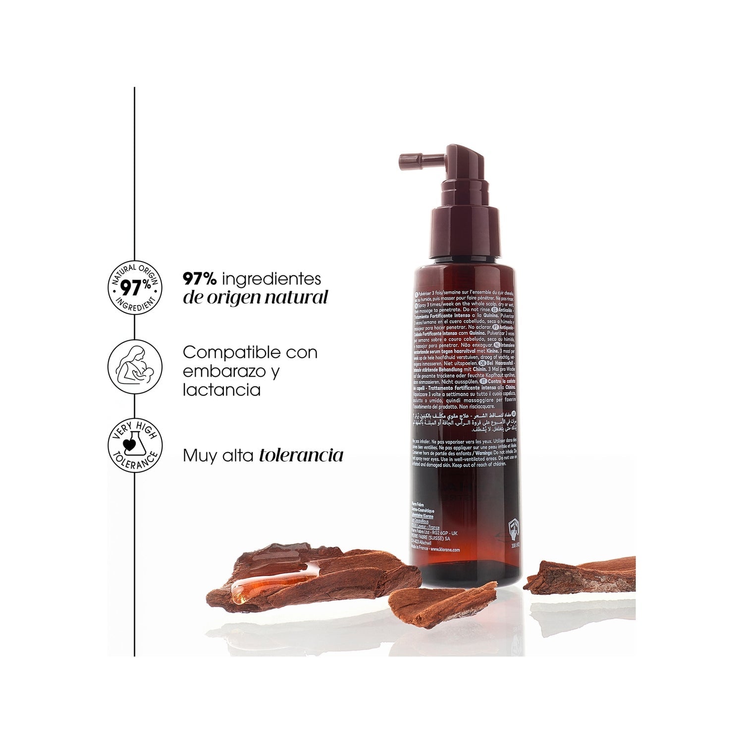Klorane Rutina Anticaída Tratamiento Fortalecedor Intensivo 100ml + Champú a la Quinina 100ml