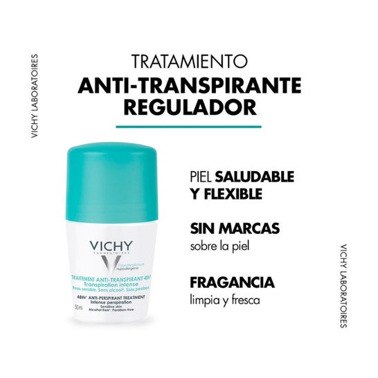 Vichy Tratamiento Antitranspirante 48h Roll-on 50ml