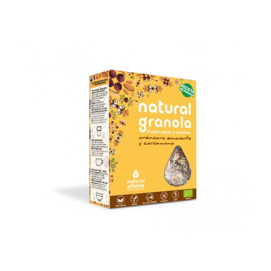 Natural Athlete Granola Arándano Cardamomo Eco 325g