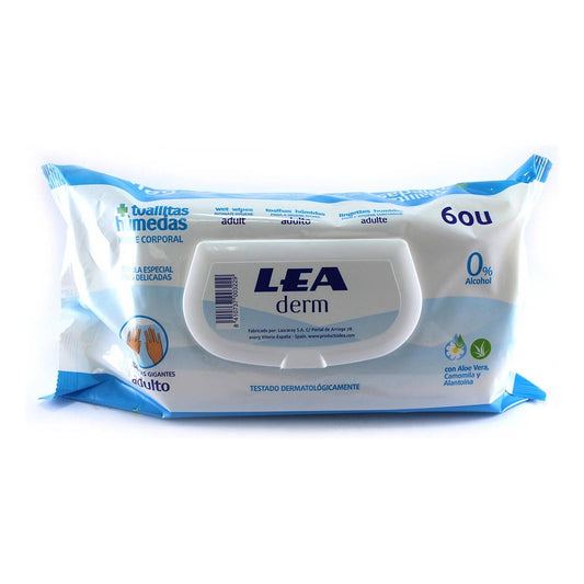 Pack de Toalhetes Húmidos Lea Derm 60u