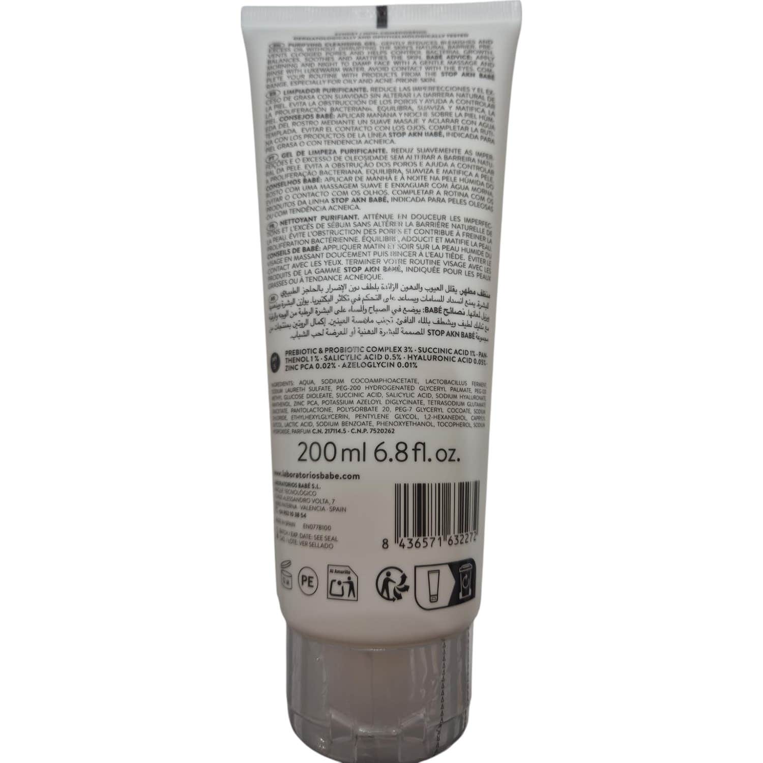 Babé Stop AKN Gel Limpiador Purificante 200ml