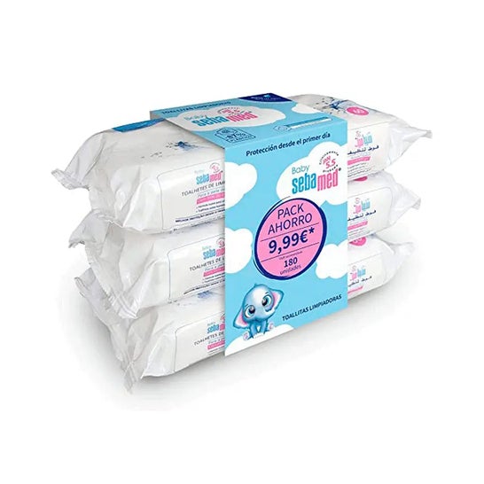 Sebamed Baby Toallitas Limpiadoras 3x60uds