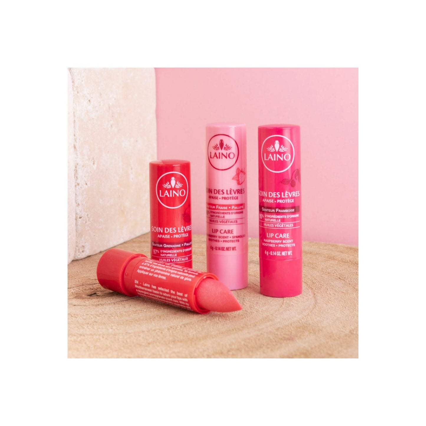 Laino Stick Lápiz labial de fresa 4G