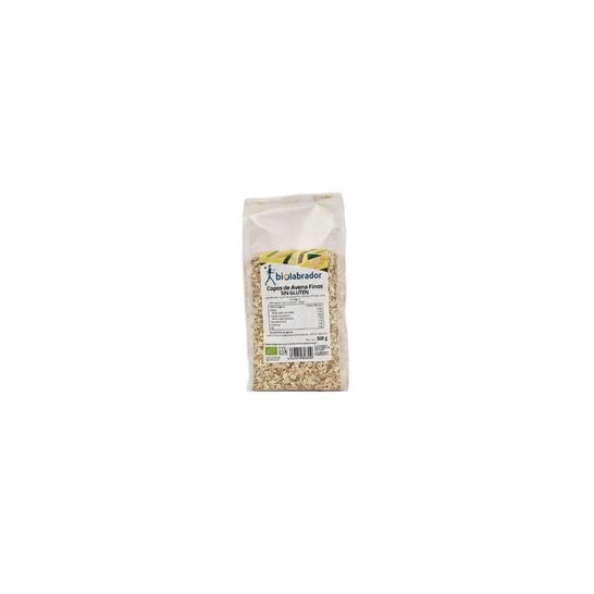 Biolabrador Copos de Avena Finos Sin Gluten 500g