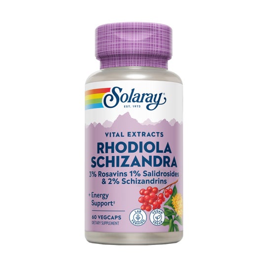 Solaray Rhodiola Schizandra 60 caps