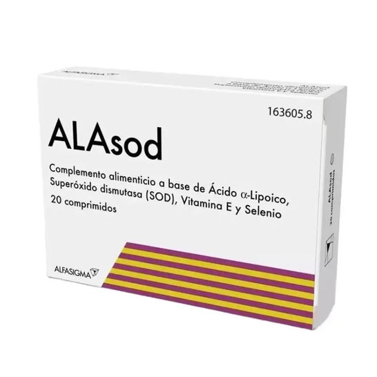 ALAsod 20 comprimidos